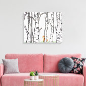 Eenzame vos canvas afdruk (Insitu (Woonkamer))