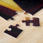 Eenzame vrouw die een liefdesbrief schrijft Jigzaa Legpuzzel (Zijkant)