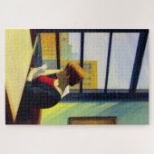 Eenzame vrouw die een liefdesbrief schrijft Jigzaa Legpuzzel (Horizontaal)