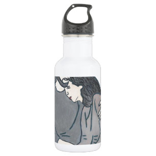 Eenzame vrouw ontmoet God Waterfles
