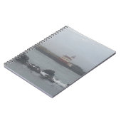 Eenzame vuurtoren spiraal notebook notitieboek (Linkerzijde)
