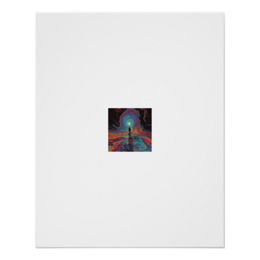 Eenzame Wandeling Kosmische Wervelwind Perfect Poster (Voorkant)