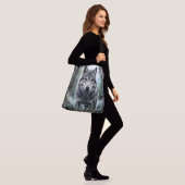 Eenzame Wolf Crossbody Tas (Op model)