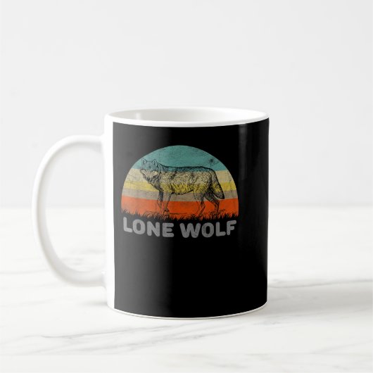 Eenzame Wolf Koffiemok (Links)