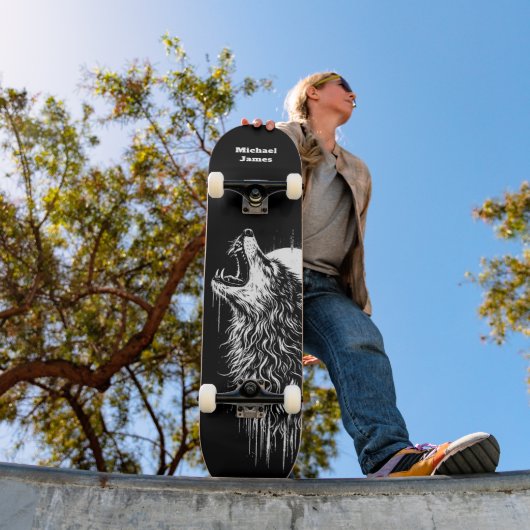 Eenzame Wolf Persoonlijk Skateboard (Buiten 1)