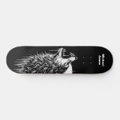 Eenzame Wolf Persoonlijk Skateboard (Horizontaal)