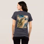 EENZAME WOLF SOLENNE HUIL Tri-Blend SHIRT (Achterkant volledig)