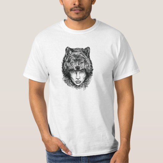 Eenzame Wolf T-shirt (Voorkant)