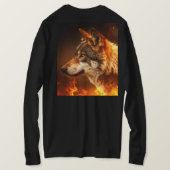 Eenzame Wolf T-shirt (Design achterkant)