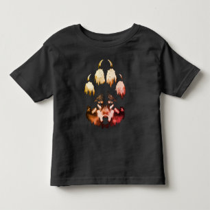 Eenzame Wolf. Wilde Ziel Kinder Shirts