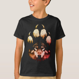 Eenzame Wolf. Wilde Ziel T-shirt