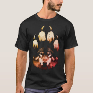 Eenzame Wolf. Wilde Ziel T-shirt