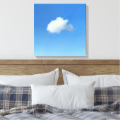 Eenzame wolk canvas afdruk (Insitu (Slaapkamer))
