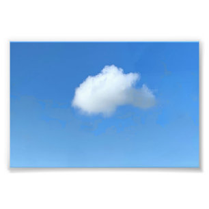 Eenzame Wolk Foto Afdruk