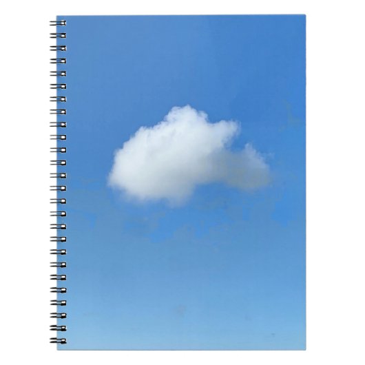 Eenzame wolk notitieboek (Voorkant)