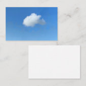 Eenzame wolk  visitekaartje (Voorkant / Achterkant)