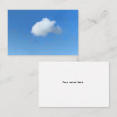 Eenzame wolk  visitekaartje (Voorkant / Achterkant)