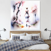 Eenzame Woman Walking Canvas Afdruk (Insitu (Slaapkamer))