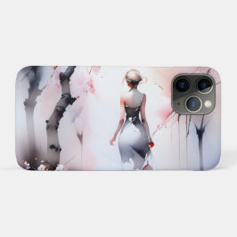 Eenzame Woman Walking Case-Mate iPhone Case
