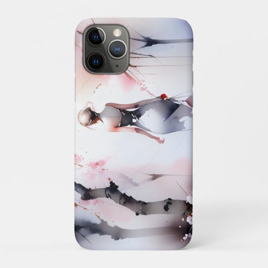 Eenzame Woman Walking Case-Mate iPhone Case (Achterkant)