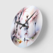 Eenzame Woman Walking Ronde Klok (Hoek)