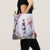 Eenzame Woman Walking Tote Bag (Dichtbij)