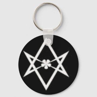 eenzijdig hexagram sleutelhanger