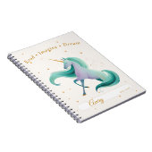 Eenzijdig leesjournaal – gepersonaliseerde naam &  notitieboek (Rechterzijde)