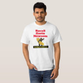 Eenzijdig recall Gavin Newsom T-shirt (Voorkant volledig)