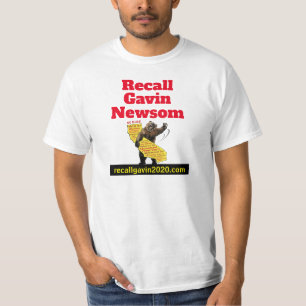Eenzijdig recall Gavin Newsom T-shirt