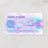 Eenzijdige Car Wash QR Visitekaartje (Voorkant)