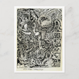 Eenzijdige competitie, door Brian Benson Briefkaart