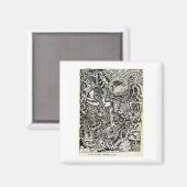 Eenzijdige competitie, door Brian Benson Magneet (Voorkant / Achterkant)