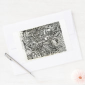 Eenzijdige competitie, door Brian Benson Rechthoekige Sticker (Envelop)