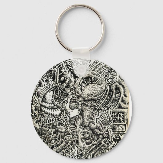 Eenzijdige competitie, door Brian Benson Sleutelhanger (Voorkant)