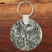 Eenzijdige competitie, door Brian Benson Sleutelhanger (Voorkant)