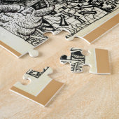 Eenzijdige Concurrentie Legpuzzel (Zijkant)