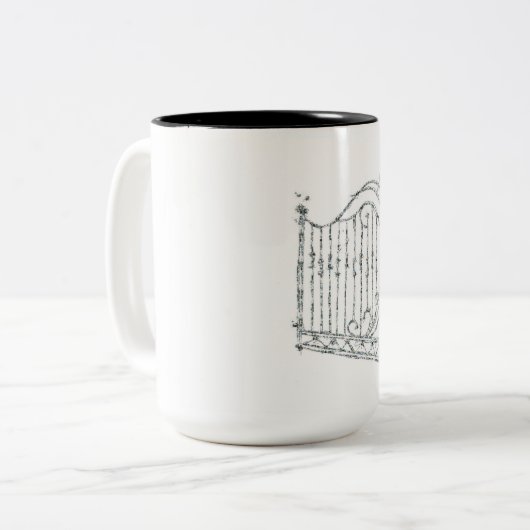 eenzijdige mok van het gedraaide paleis (Voorkant links)