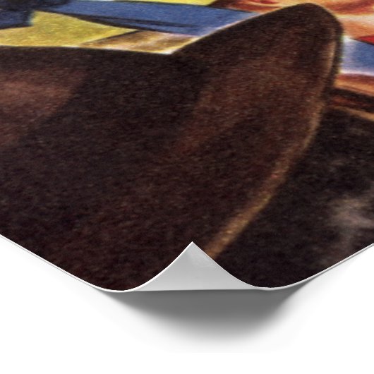  eenzijdige piloot van het vliegtuig met Paparazzi Poster (Hoek)