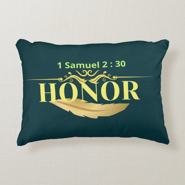 Eer (1 Samuël 2:30) Kussen (Voorkant)