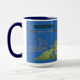 Eer aan Columbus blauw Mok