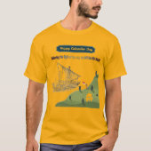Eer aan Columbus goud T-shirt (Voorkant)
