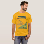 Eer aan Columbus goud T-shirt (Voorkant volledig)