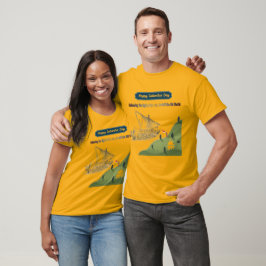 Eer aan Columbus goud T-shirt