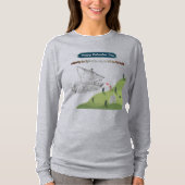 Eer aan Columbus grijs T-shirt (Voorkant)