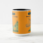 Eer aan Columbus oranje Mok (Midden)