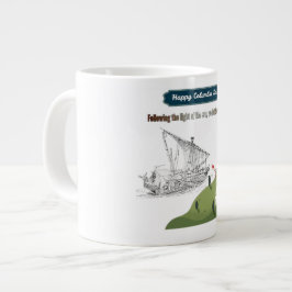Eer aan Columbus wit Grote Koffiekop