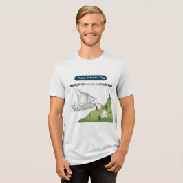 Eer aan Columbus witte vlek Tri-Blend Shirt