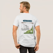 Eer aan Columbus witte vlek Tri-Blend Shirt (Voorkant)