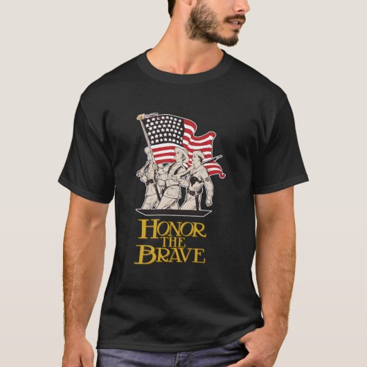 Eer Aan De Dapperen T-shirt (Voorkant)
